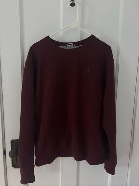 Champion Men's Crewneck Sweatshirt - Burgundy Wine